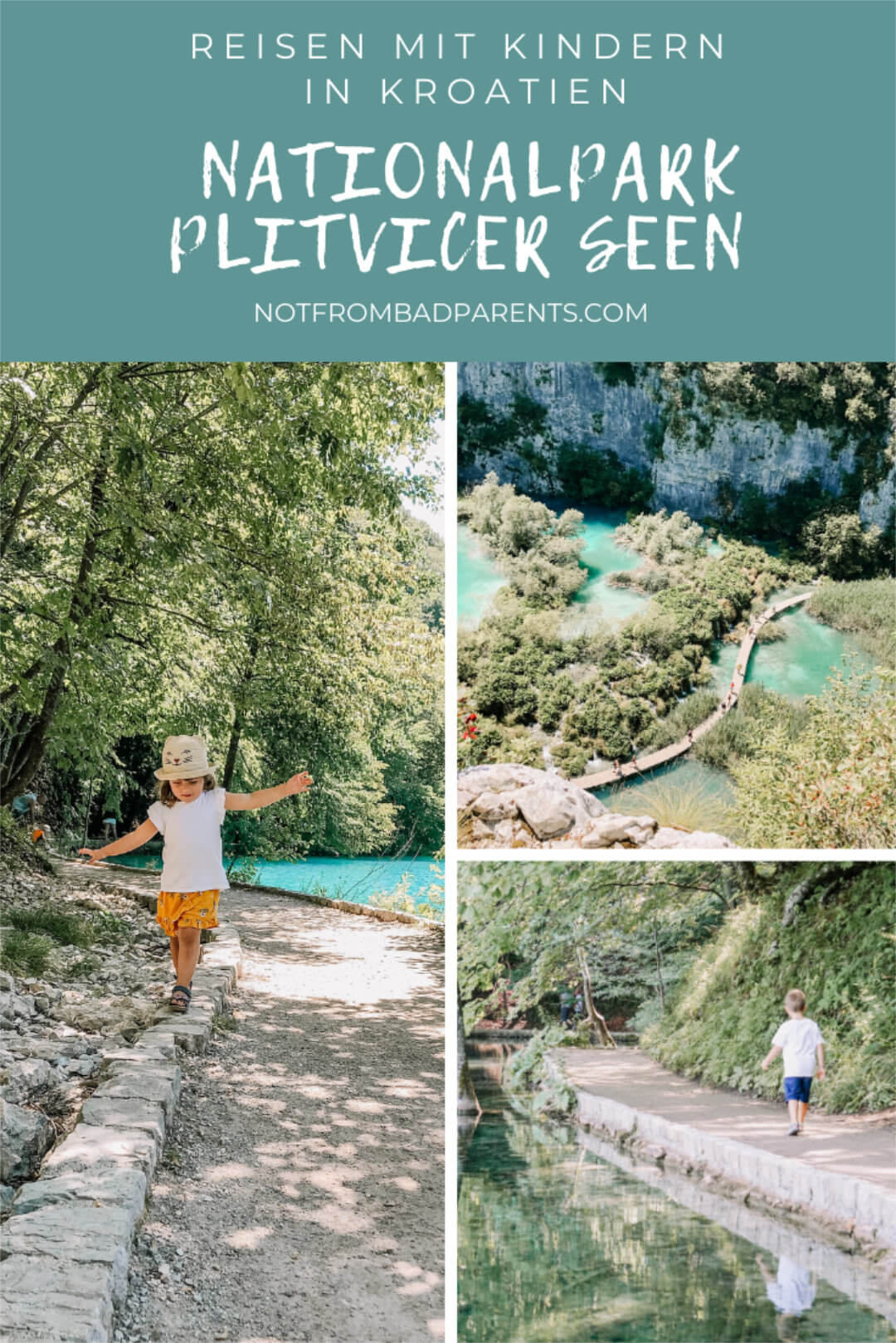 Nationalpark Plitvicer Seen Kroatien Reisen mit Kindern Familienurlaub