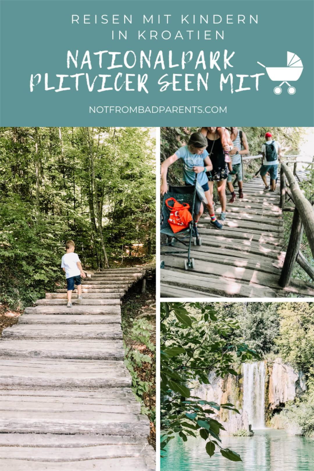 Nationalpark Plitvicer Seen Kroatien Reisen mit Kindern Familienurlaub