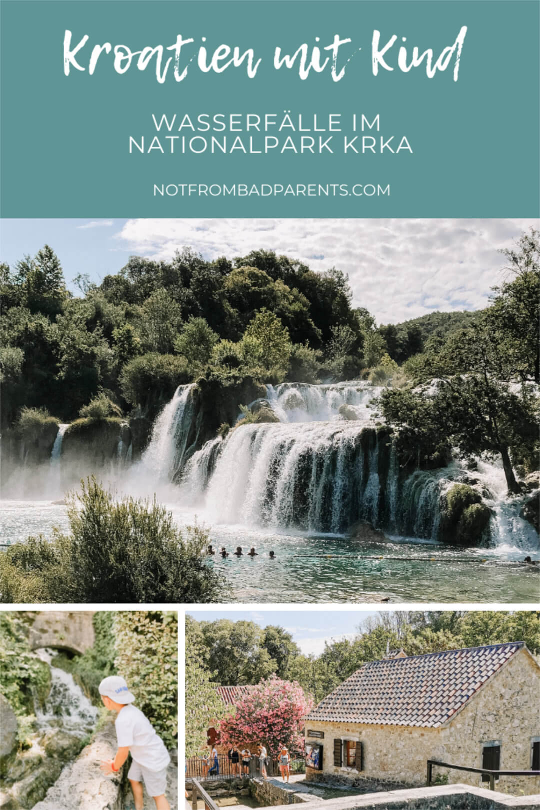 Pin Krka Nationalpark Kroatien Wasserfälle Reisen mit Kindern Familien