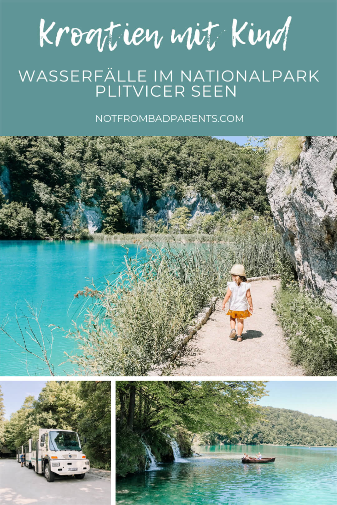 Nationalpark Plitvicer Seen Kroatien Reisen mit Kindern Familienurlaub