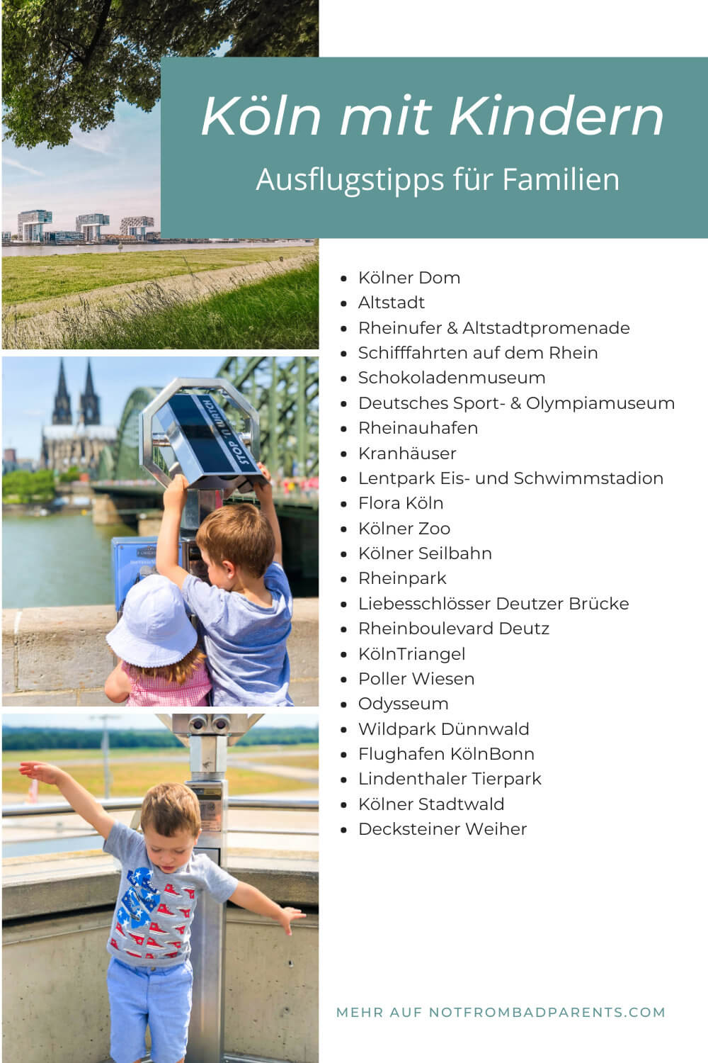 Ausflugsziele und Sehenswürdigkeiten für Familien mit Kindern in Köln, Kölner Dom