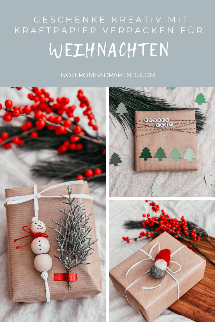 Geschenke verpacken Weihnachten