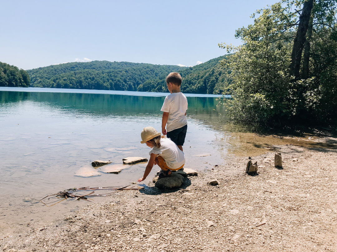 Nationalpark Plitvicer Seen Kroatien Reisen mit Kindern Familienurlaub