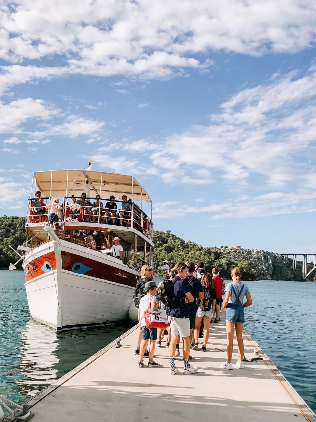 Krka Nationalpark Kroatien Wasserfälle Reisen mit Kindern Familien