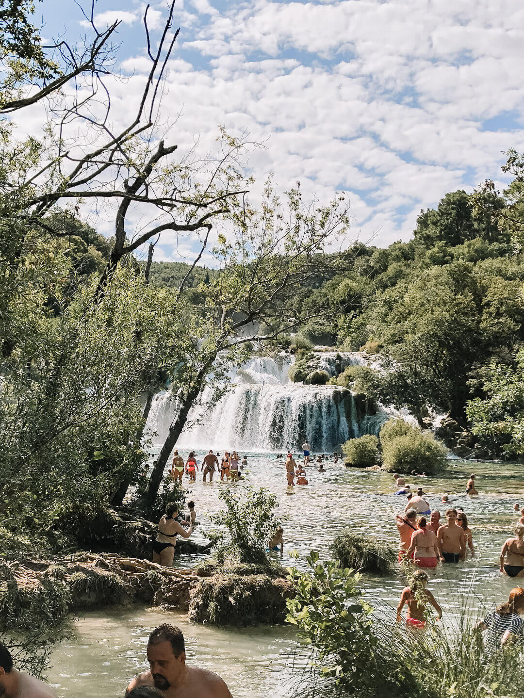 Krka Nationalpark Kroatien Wasserfälle Reisen mit Kindern Familien