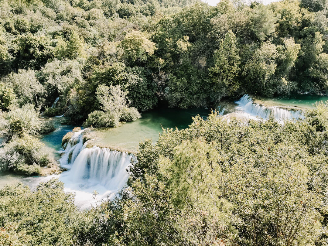 Krka Nationalpark Kroatien Wasserfälle Reisen mit Kindern Familien