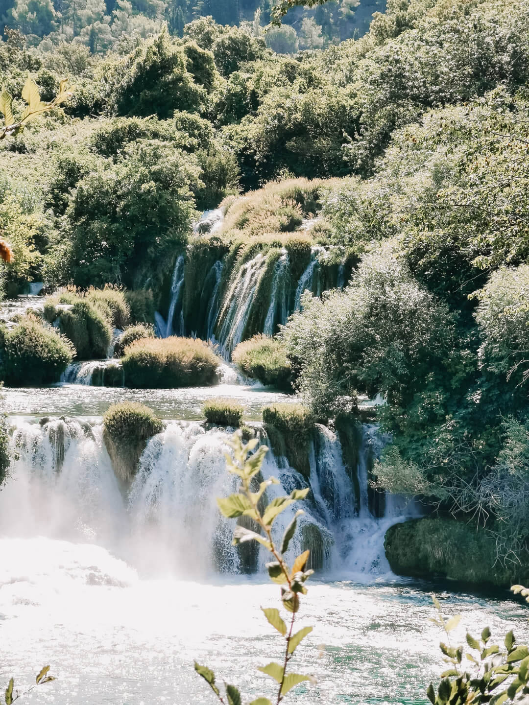 Krka Nationalpark Kroatien Wasserfälle Reisen mit Kindern Familien